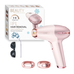 Épilateur laser portatif rechargeable pour le corps, refroidissement par glace, sans douleur, permanent, sans fil, rapide, épilation IPL à domicile - Product Image 1