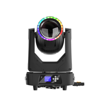 Projecteur LED à tête mobile 380W Prism King Beam DMX512, étanche IP65, 19 canaux, 540° Pan/Tilt, lumière du jour 6000K, IRC 80, éclairage de scène extérieur