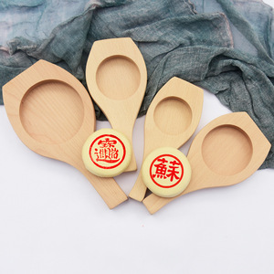 Moldes de madera para pasteles de luna, redondos, 3 piezas, para hornear pasteles y repostería - Product Image 2
