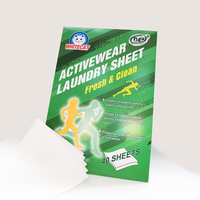 Feuilles de détergent de blanchisserie d'OEM bandes de blanchisserie dissoutes par eau faite sur commande nettoyage profond