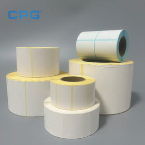 Eco Friendly BPA Free 40X20mm 53X30mm Self Adhesive Label 4x6 Direct Thermal Shipping Labels <b>Roll</b> Thermal Label Printer <b>Paper</b> - Product Image 1