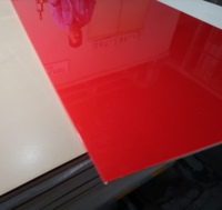Panneau MDF de première qualité certifié E0, résistant à l'humidité, finition brillante, plaque acrylique, garantie 5 ans, volets de cuisine, dureté 2H