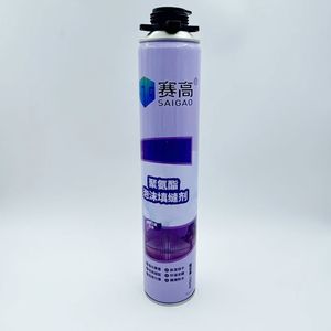 Alta calidad 750ML PU espuma Spray calidad <span class=keywords><strong>Mega</strong></span> rendimiento pistola y paja poliuretano Spray aislamiento Pu espuma para ventana - Product Image 6