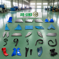 Kit de pièces d'usure pour charrue en acier au bore avec revêtement en alliage de titane, pointe de lame et lame de dégrossissage pour charrues réversibles