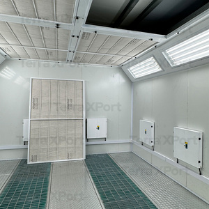 Best Sell Fully Drwon Electric Heating Spray Booth Factory Car Used Spray Booth Car Repair Painting Booth for Car - Product Image 6