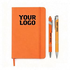 Promo Business Gift <b>A5</b> A6 Elastic Strap Journal Print Brand Logo Notepad <b>Note</b> <b>Book</b> Wholesale Pu Leather Notebook - Product Image 1