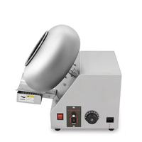 Machine d'enrobage de chocolat automatique d'expédition rapide pour la machine commerciale de fabrication de chocolat d'amande d'arachide de noix