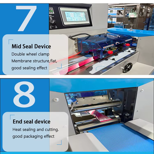 เครื่องบรรจุขนมเวเฟอร์มัลติฟังก์ชั่น ยี่ห้อ Knoppers รุ่น <span class=keywords><strong>Maoam</strong></span> แบบสามเซอร์โว บรรจุภัณฑ์แนวนอน - Product Image 6