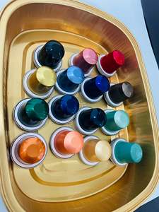 Cápsulas de Café Vacías de Aluminio de 37 mm, Alta Calidad, Venta Caliente, Varios Colores, Cápsulas de Café Vacías Modernas Compatibles con <span class=keywords><strong>Nespresso</strong></span> - Product Image 4