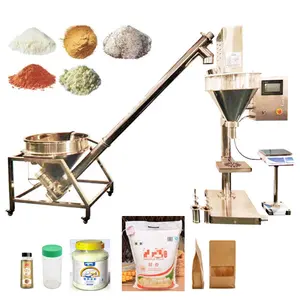 Semi automatic filling 500g 1kg 5kg flour milk coffee spice powder packing machine