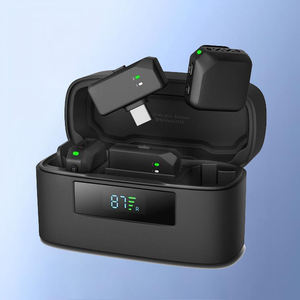 Microphone cravate sans fil à suppression de bruit pour <span class=keywords><strong>TikTok</strong></span>, YouTube, enregistrement vidéo et streaming - Product Image 1