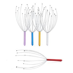 Custom 12-Claws Spider Octopus Hair Scratcher Manual <b>Tool</b> Metal Head Scalp <b>Massager</b> - Product Image 2