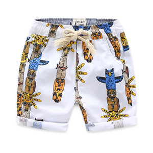 Pantalones Cortos de Playa de Tela de Poliéster y Algodón Populares al por Mayor para Niños - Product Image 2