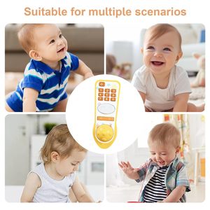 Inglés/<span class=keywords><strong>español</strong></span> educación temprana Montessori <span class=keywords><strong>TV</strong></span> juguetes remotos bebé Control remoto juguete Musical - Product Image 2