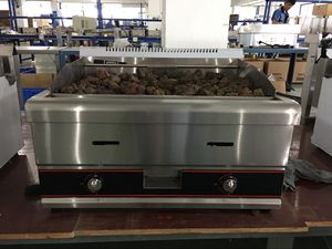 <span class=keywords><strong>Griglia</strong></span> Commerciale a Gas con Pietra Lavica 16KW, BBQ Senza Fumo al Carbone per Ristoranti Coreani e Steakhouse, Compatibile GPL/Gas Naturale - Product Image 5