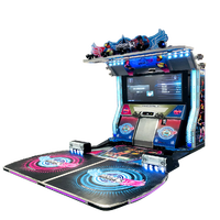 Machine d'arcade de danse Music Dance Revolution, jeu de simulation de parc d'attractions