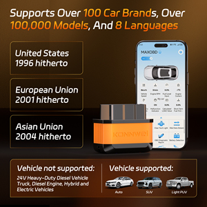 Maxobd và máy quét xe hơi ứng dụng miễn phí konnwei kw905 ELM327 Bluetooth 5.2 Mini ELM327 Bluetooth OBD2 máy quét - Product Image 5