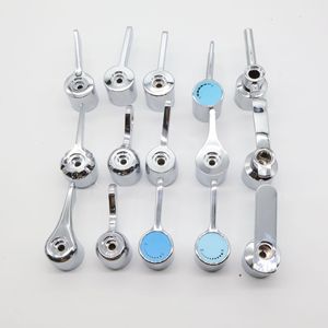 Poignées de robinet pour évier de cuisine, leviers simples ou doubles, chromés, en ABS, installation facile, pièce 5566 - Product Image 1