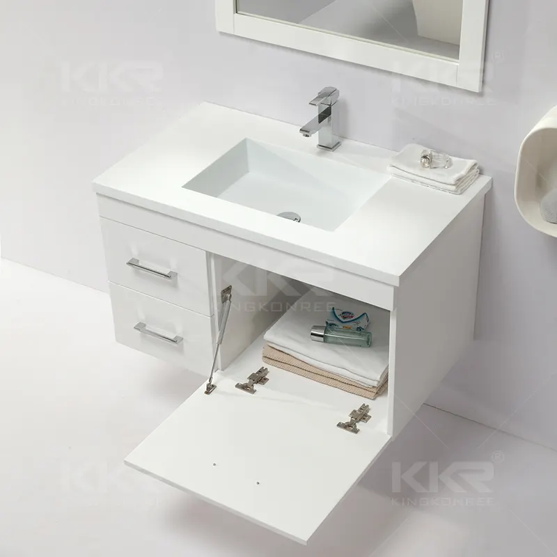 solid surface cabinet washbasin small size