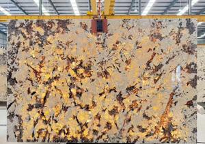 Losa de Mármol de Cuarcita Pandora de Piedra Natural Moderna de Lujo Translúcida para Azulejos de Piso y Pared - Product Image 2