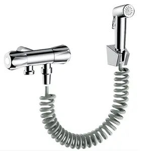 Personale igiene bidet set di montaggio a parete doccia spruzzatore toilette spruzzatore kit con tubo flessibile e valvola