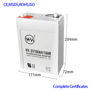 Rechargeable <strong>Batteries</strong> 2V 100AH Lead Acid Deep Cycle UPS Energy Storage Maintenance Free <strong>Battery</strong> - Product Image 2