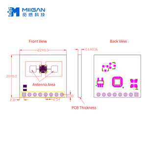 Hot bán thông số có thể điều chỉnh phát hiện di chuyển đối tượng PWM mờ chức năng Radar cảm biến chuyển động cho chiếu sáng nhà thông minh - Product Image 6