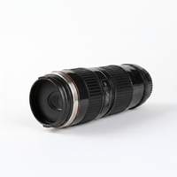 Gobelet isotherme en acier inoxydable de 440 ml en forme d'objectif d'appareil photo – Cadeau d'affaires de haute qualité