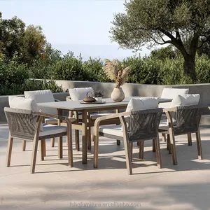 Customization Dining Tables Dining Chairs Garden Outdoor Patio Set Teak Wood Furniture Outdoor Teak Coffee Table Set