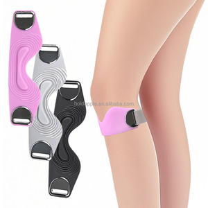 シリコーンPatellar Tendonサポートストラップ、ジェルパテラバンドバスケットボールの痛みを軽減、ピクルスボールランニングハイキング-膝ブレース - Product Image 1