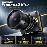 Caméra de drone FPV RunCam Phoenix2 Nite 1500TVL Vision nocturne Starlight Capteur 8 pouces Objectif M12 Certifié CE/FCC 5V-24V