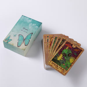 Tarjetas de <span class=keywords><strong>Tarot</strong></span> y Oráculo Divertidas de Papel de Arte Personalizadas al por Mayor con Impresión CMYK/PMS de Alta Calidad, Certificación ISO9001 - Product Image 3