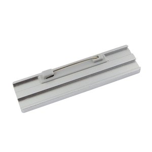 Badge nominativo in plastica MM.75X20 con spilla - Product Image 2