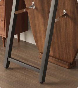 Tùy Chỉnh Khung Gỗ Sàn Gương Đầy Đủ Chiều Dài Kích Thước Lớn Dài Mặc Quần Áo Tường Lớn Đứng Sàn Gỗ Gương Cổ Điển - Product Image 4