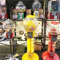 기계 32mm 캡슐 장난감 가차폰 기계 사탕 자판기 탄력 공 가차 동전 작동 게임