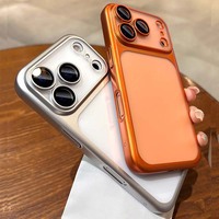 Coque Orange pour iPhone 17, Électroplaquée Translucide, pour iPhone 17 Pro Max, Étui de Luxe Premium, MOQ 500