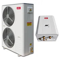 قطعة واحدة/تقسيم EVI مضخة الحرارة العاكس الهواء إلى مضخات حرارة لتسخين المياه EN14825 للمنزل التدفئة والتبريد والماء الساخن