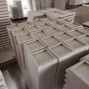 <strong>Wholesale</strong> 100% Pure Cotton 4-Layer Primed Acid-Free Gesso <strong>Stretched</strong> Painting <strong>Canvas</strong> High Quality White Blank <strong>Canvas</strong> - Product Image 2