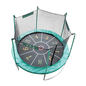 Trampoline intéressant de 10 pieds pour enfants, tente de trampoline avec numéros de jeu et enceinte de sécurité pour enfants - Product Image 1