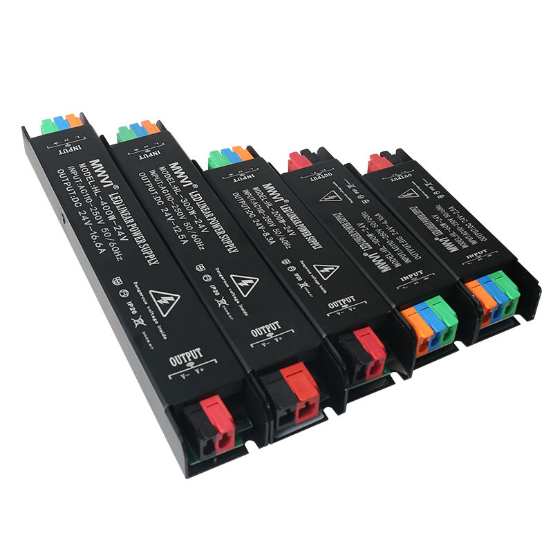 Lixiang LED Ultra-thin Strip Light Transformer 220V to 12V DC 80% Efficiency 20A Output Overcurrent Protection