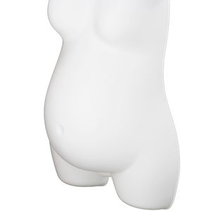 Maniquíes de medio cuerpo personalizados para mujeres embarazadas, ropa interior colgante de plástico PP, forma de vestido - Product Image 6