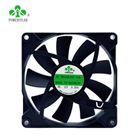 Poweryear kipas pendingin aliran aksial bantalan hidrolik, kipas pendingin Gerinda tanpa sikat 90 mm 4 inci Dc 9215 5/12/24 V 9 bilah