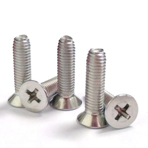 A2-80 de A2-70 en acier inoxydable A4-70 A4-80 vis à tête fraisée à empreinte cruciforme polie simple DIN7500 ME - Product Image 3
