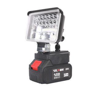 Projecteur de travail multifonctionnel étanche 18-21V à batterie rechargeable pour <span class=keywords><strong>garage</strong></span> industriel, camping, extérieur et entrepôt - Product Image 1