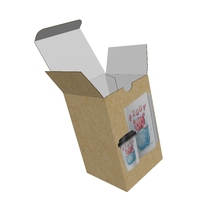 Caja de Cartón Kraft Reciclable de Alta Calidad para Whisky, Bebidas, Vino, Regalos, Impresión a Color, Lámina Dorada