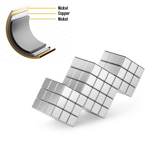 Dropshipping hỗ trợ Hot Bán Giá cả hợp lý nhỏ Neodymium <span class=keywords><strong>Cube</strong></span> nam châm Heavy Duty vuông nam châm trong kho - Product Image 2