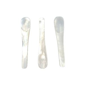 Cuillère à masque en coquillage naturel, spatule cosmétique pour soins du visage et cuillère à caviar - Product Image 4