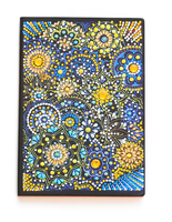 Carnet moderne LS A5, kit de peinture au diamant 5D DIY, motif floral mandala peint à la main, couverture en papier, bloc-notes