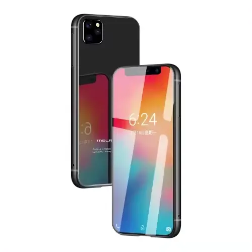 멜로즈 2019 미니 스마트 폰 3 + 32GB/1 + 8GB 쿼드 코어 3.4 ''안드로이드 8.1 카메라 5MP 4G 핑거 프린트 페이스 ID 휴대 전화 2000mAh