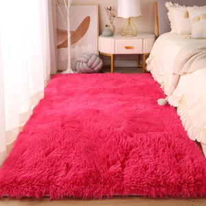 Poils longs duveteux, bonne zone de toucher, différentes couleurs de design, <span class=keywords><strong>tapis</strong></span> en peluche - Product Image 2